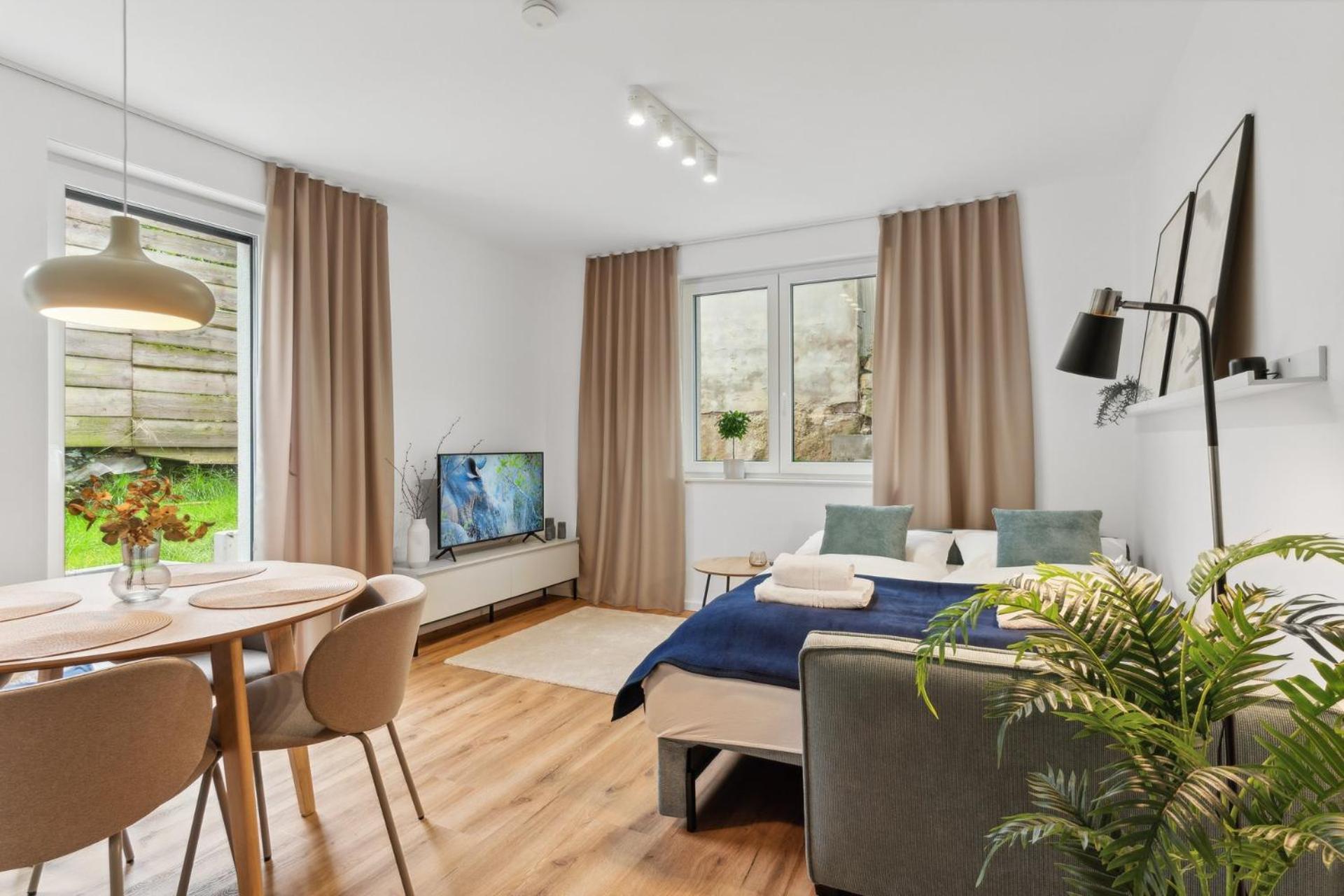 Deluxe Apartment In Bielefeld City Mit Parkplatz Und Terrasse Екстер'єр фото