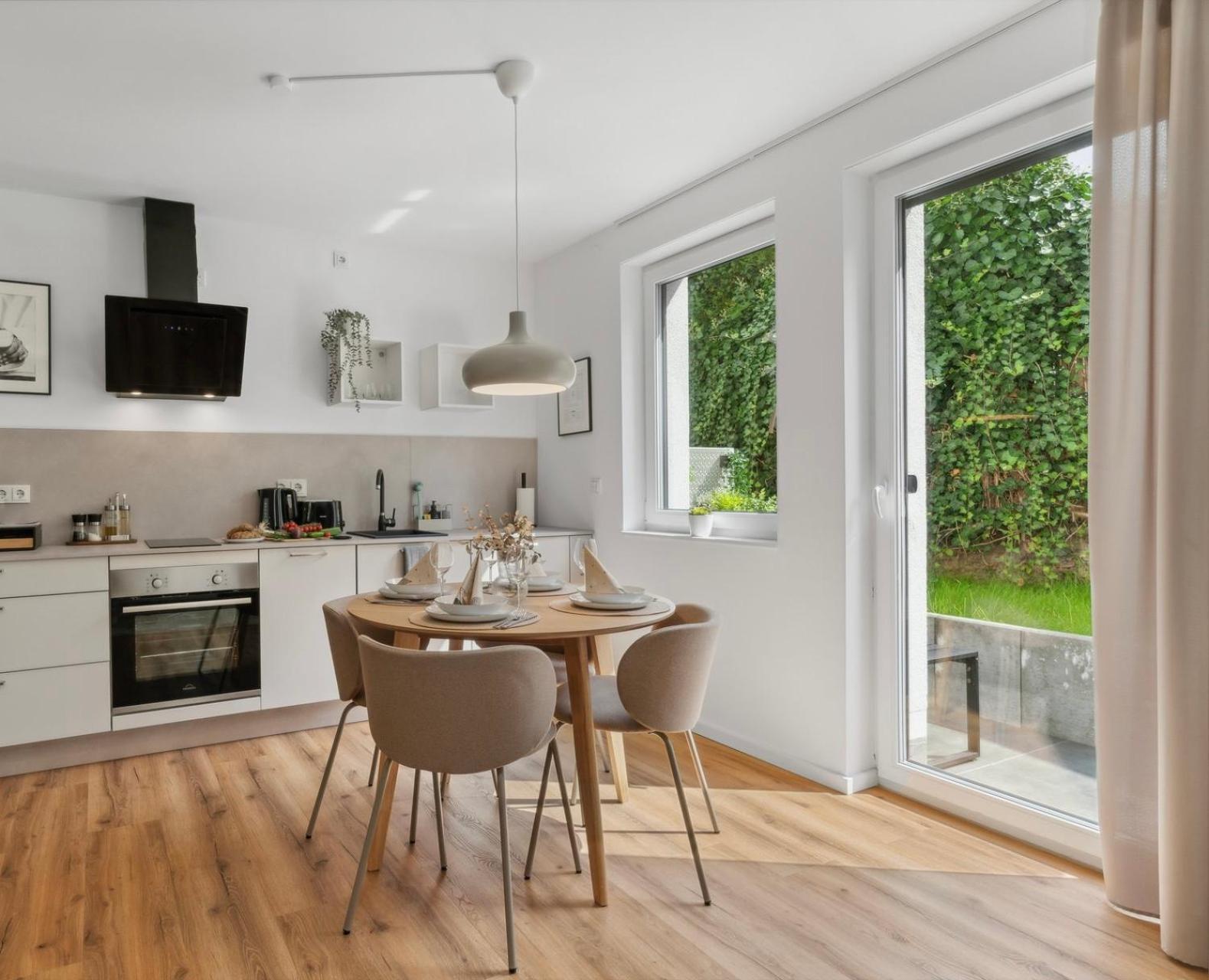 Deluxe Apartment In Bielefeld City Mit Parkplatz Und Terrasse Екстер'єр фото
